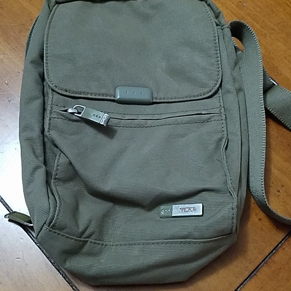 Tumi Handbags - Tumi Flow Olive Green Crossbody Handbag